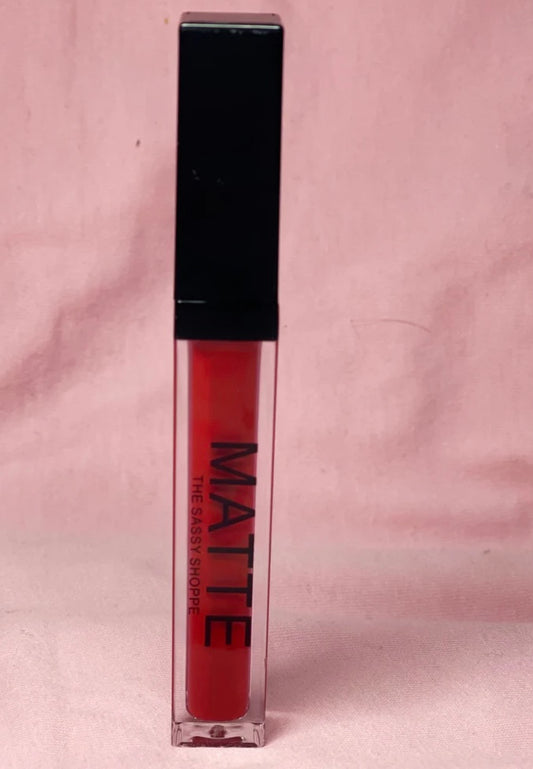 Cherry matte liquid lipstick