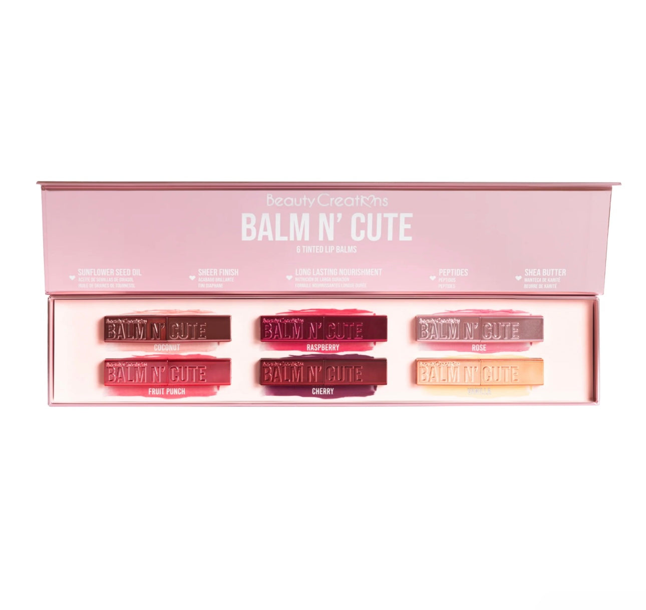 PR tinted lip balm set