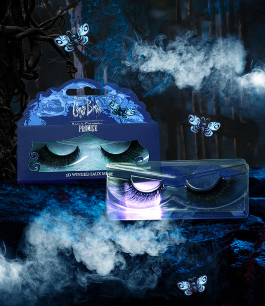 Corpse Bride 3D wing faux lashes